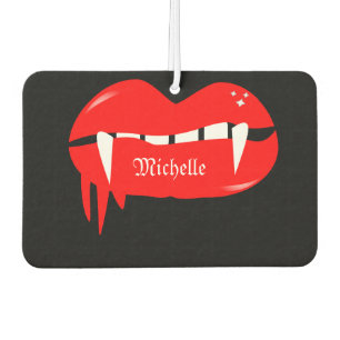 Cute Vampire Lip Dripping Halloween Car Air Freshener