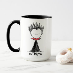Cute Vampire Morally Grey Book Boyfriend He Bites Mug