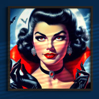 Cute Vampire Pin-up