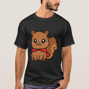 Cute Vampire Squirrel Halloween T-Shirt