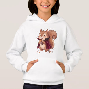 Cute Vampire Squirrel with Acorn Halloween Cape Co