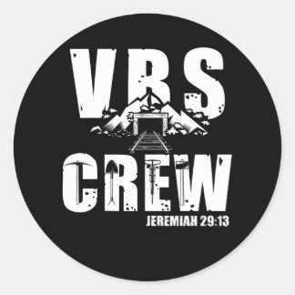 Cute VBS Digging Crew 2022 Vacation Bible Classic Round Sticker