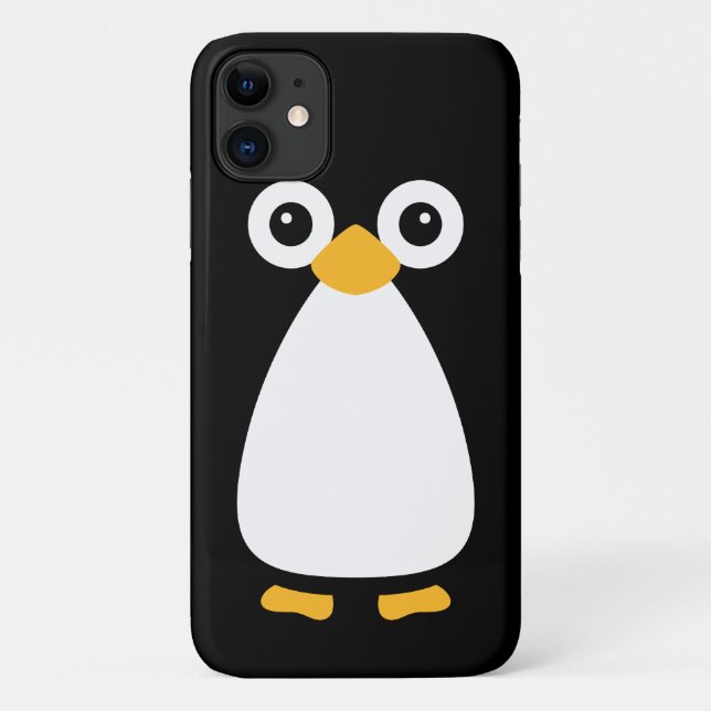 Cute Vector Penguin Case-Mate iPhone Case (Back)