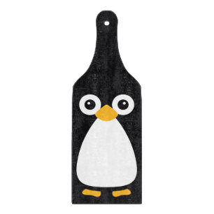 Cute Vector Penguin Cutting Board