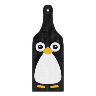 Cute Vector Penguin Cutting Board