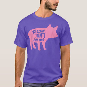 Cute Vegan Pig Lover Herbivore Plant Powered Veget T-Shirt