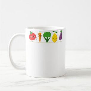 Cute Vegetable Art Men Women Healthy Veggie Vegan Coffee Mug
