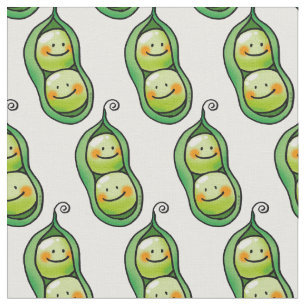 cute veggie two peas in a pod fabric