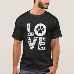 Cute Vet Ech Love Dog Cat Veterinarian Veterinary T-Shirt