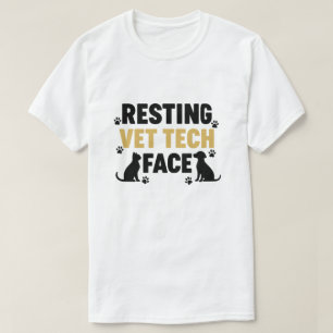 Cute Vet Tech Animal Lover Veterinary Technician T-Shirt