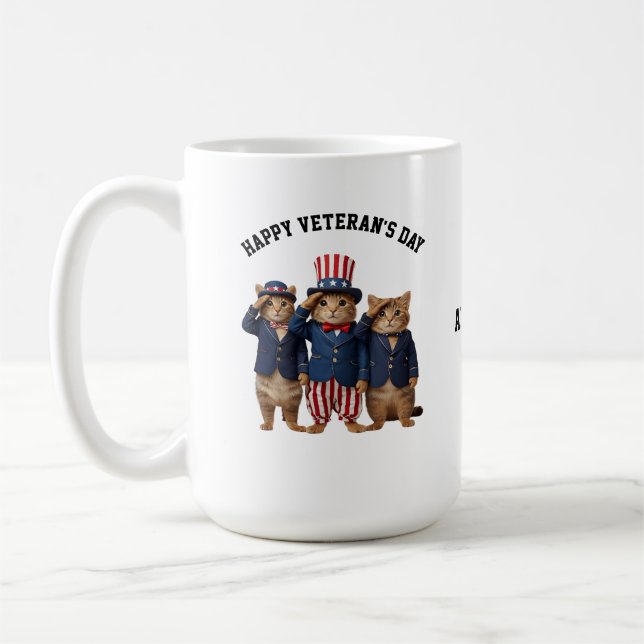 Cute Veteran's Day Mug (Left)