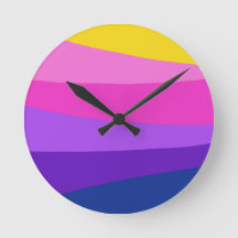 Cute Vibrant Colourful Design Blue Pink Yellow