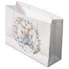 Cute Vintage Bunny in Swing Baby Shower