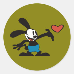 Cute Vintage Cartoon Classic Round Sticker