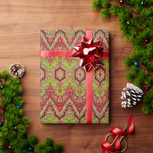 Cute vintage colourful arabic pattern  wrapping paper