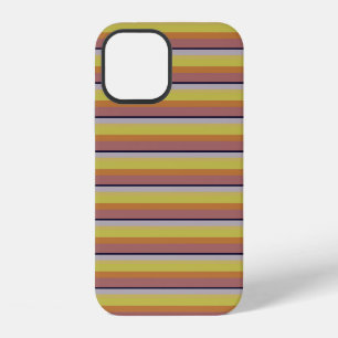 Cute vintage colours stripes iPhone 12 case