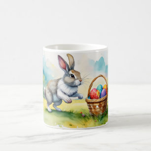 Cute Vintage Easter Bunny Coffee Mug