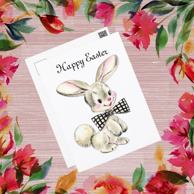 cute vintage Easter bunny  Holiday Postcard (Creator Uploaded)