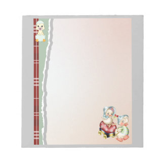 Cute Vintage Easter Ducks Notepad
