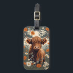 Cute Vintage Highland Cow  Luggage Tag<br><div class="desc">Travel in style and add a touch of rustic charm to your luggage with this Cute Vintage Highland Cow Luggage Tag. This delightful tag features a vintage-inspired design showcasing the rugged elegance of a Highland cow,  making your luggage easily recognisable while adding a nostalgic countryside flair to your journeys.</div>
