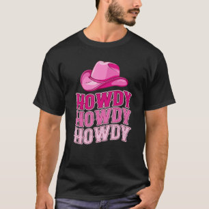 Cute Vintage Howdy Rodeo Western Country Southern T-Shirt