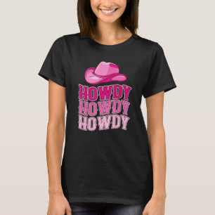 Cute Vintage Howdy Rodeo Western Country Southern T-Shirt