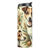 Cute Vintage Jack Russell Terrier