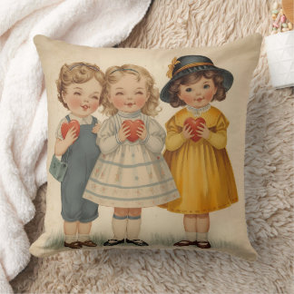 Cute Vintage Kids Cushion