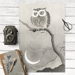 Cute Vintage Owl Decoupage Tissue Paper