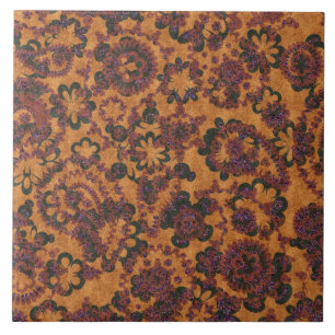 Cute vintage paisley patterns tile