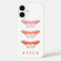 Cute Vintage Pink Butterfly Illustration