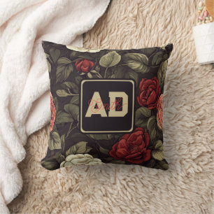Cute Vintage Rose Keepsake Pillow