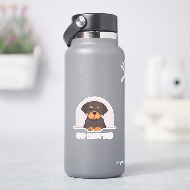 Cute Vintage  Rottie  Dog Breed Proud Animal Love (HydroFlask)