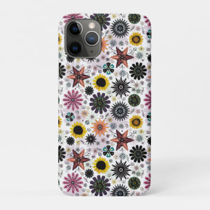 Cute vintage seamless flowers pattern iPhone 11 pro case