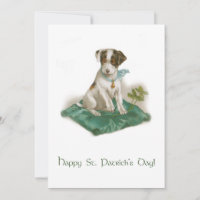 Cute Vintage St. Patrick's Day Beagle Pup