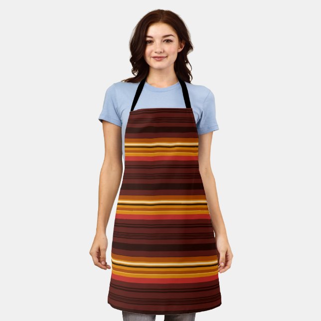 Cute vintage stripes apron (Worn)