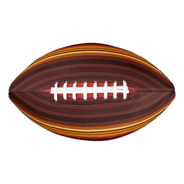 Cute vintage stripes football (Front)