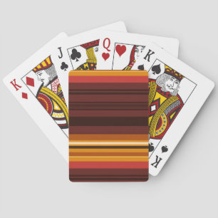 Cute vintage stripes playing cards