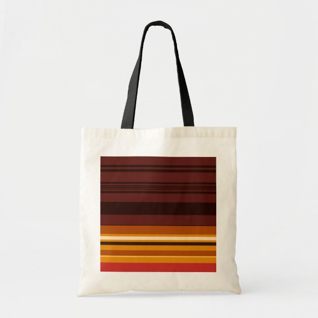 Cute vintage stripes tote bag (Front)
