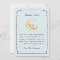 Cute Vintage teddy bear Baby boy  shower