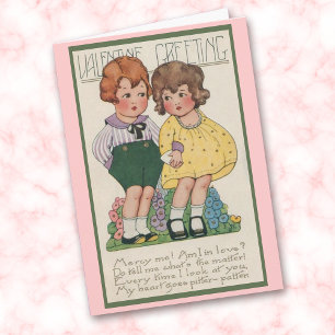 Cute Vintage Valentine Card