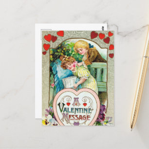 cute vintage Valentine Holiday Postcard