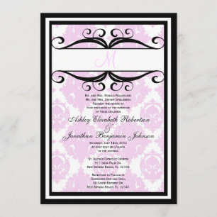 Cute Vintage Wedding invite