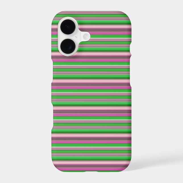 Cute violet green stripes (Back)