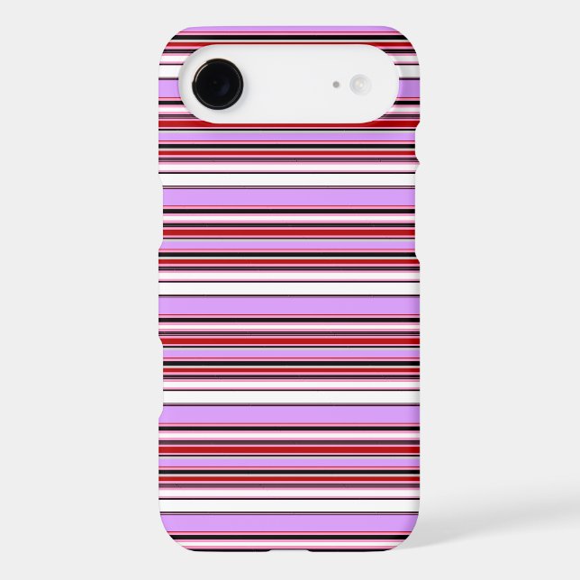 Cute violet red stripes (Back)