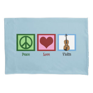 Cute Violin Pillowcase