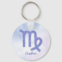 Cute Virgo Astrology Sign Personalised Purple