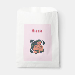 Cute Virgo, zodiac, star sign print Favour Bag