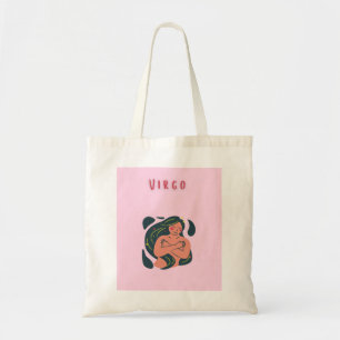 Cute Virgo, zodiac, star sign print Tote Bag