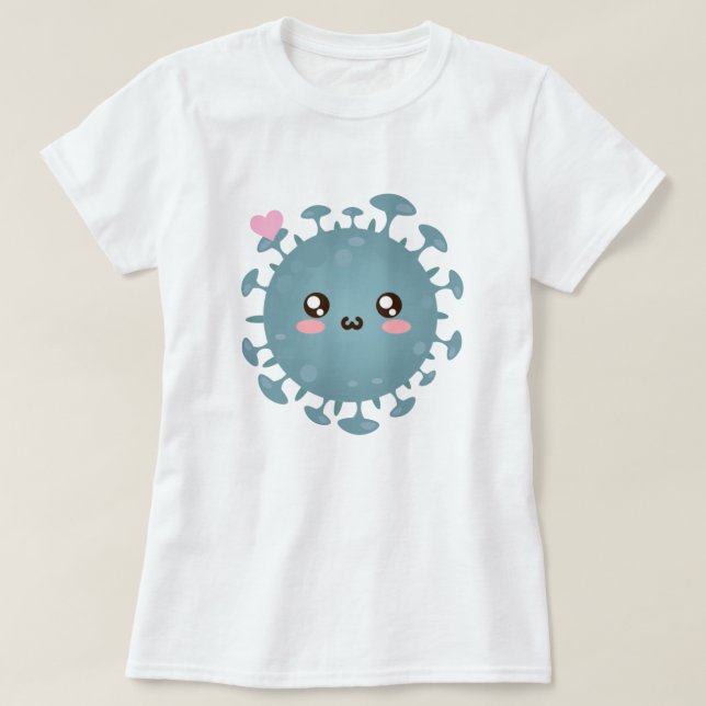 Cute Virus T-Shirt (Design Front)